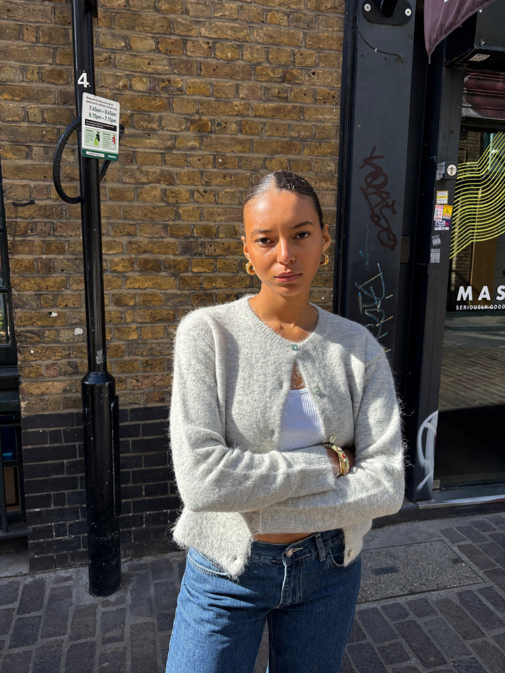 Elsa Cardigan - Light Grey