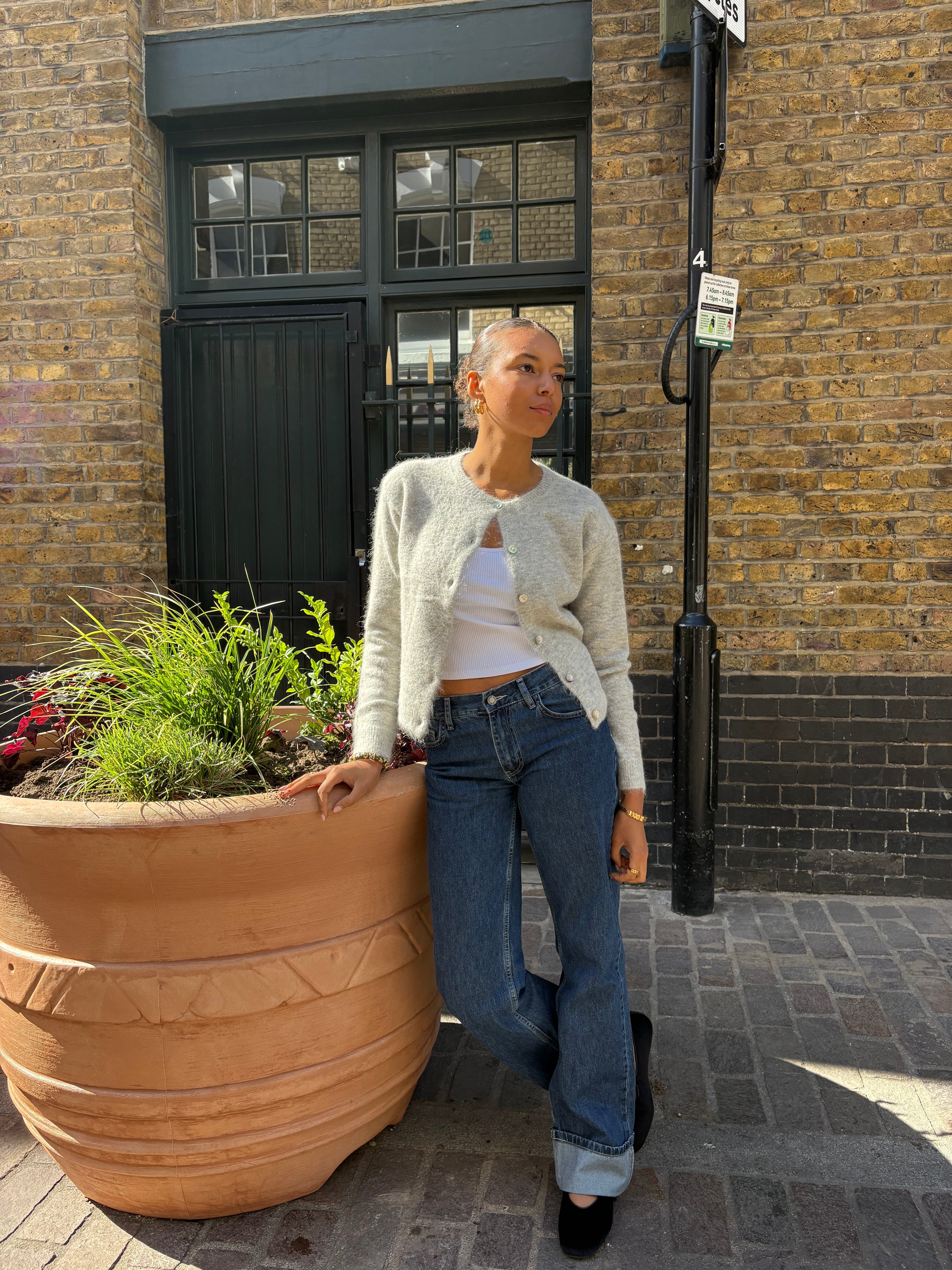 Elsa Cardigan - Light Grey