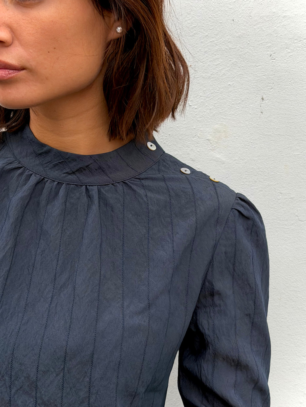Bria Blouse - Navy