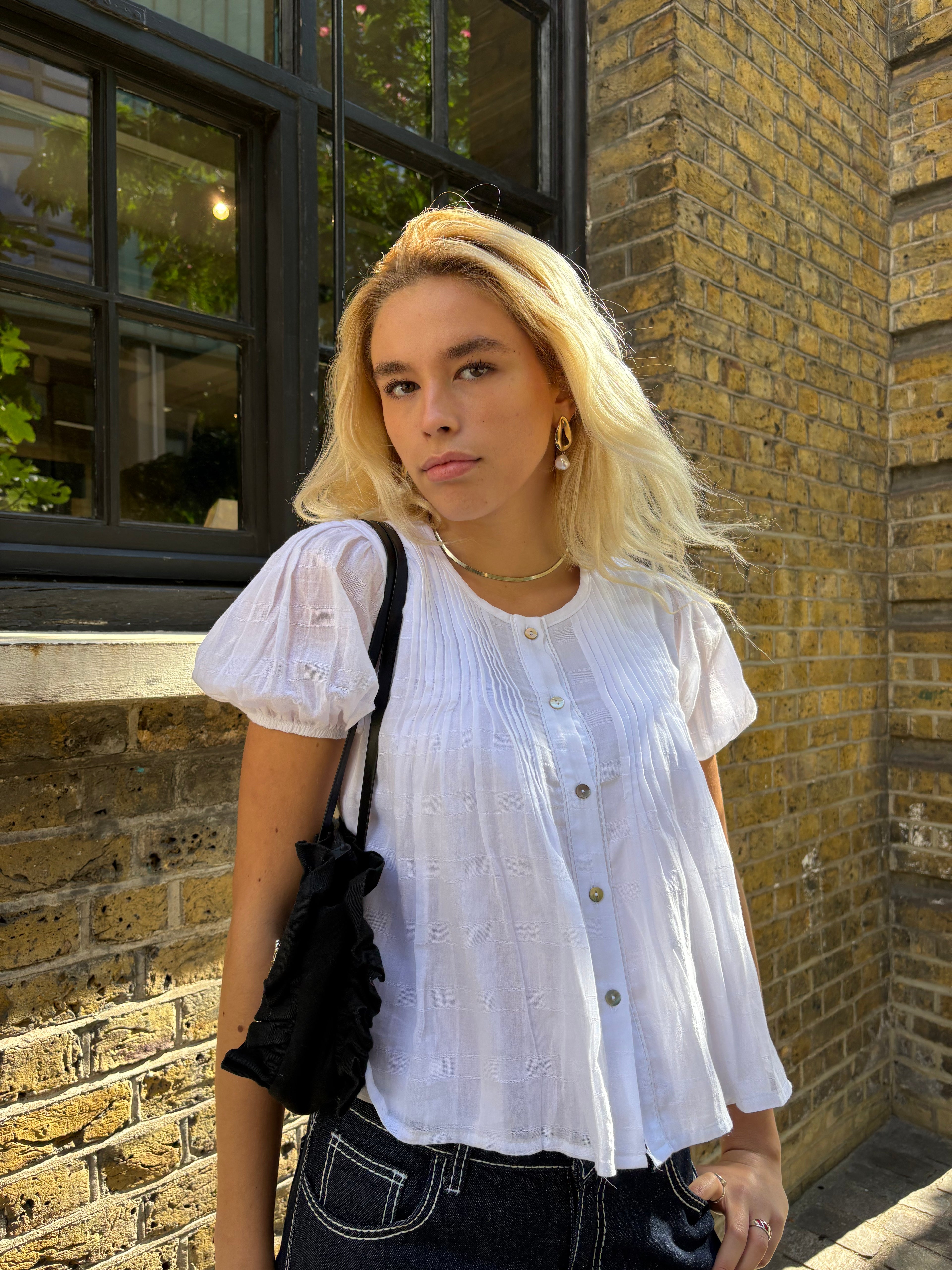 Poppy Blouse - White