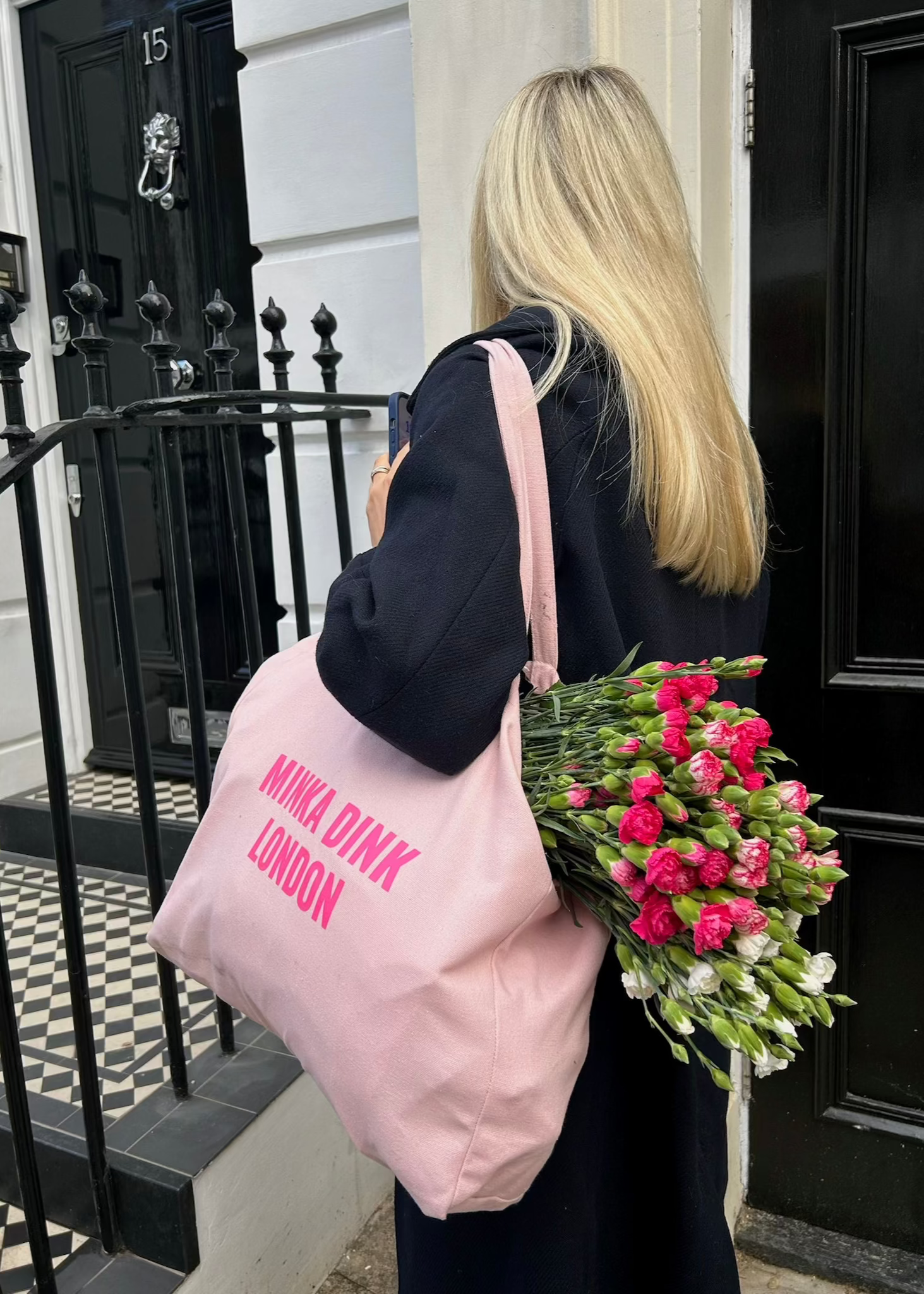 Pink Tote Bag