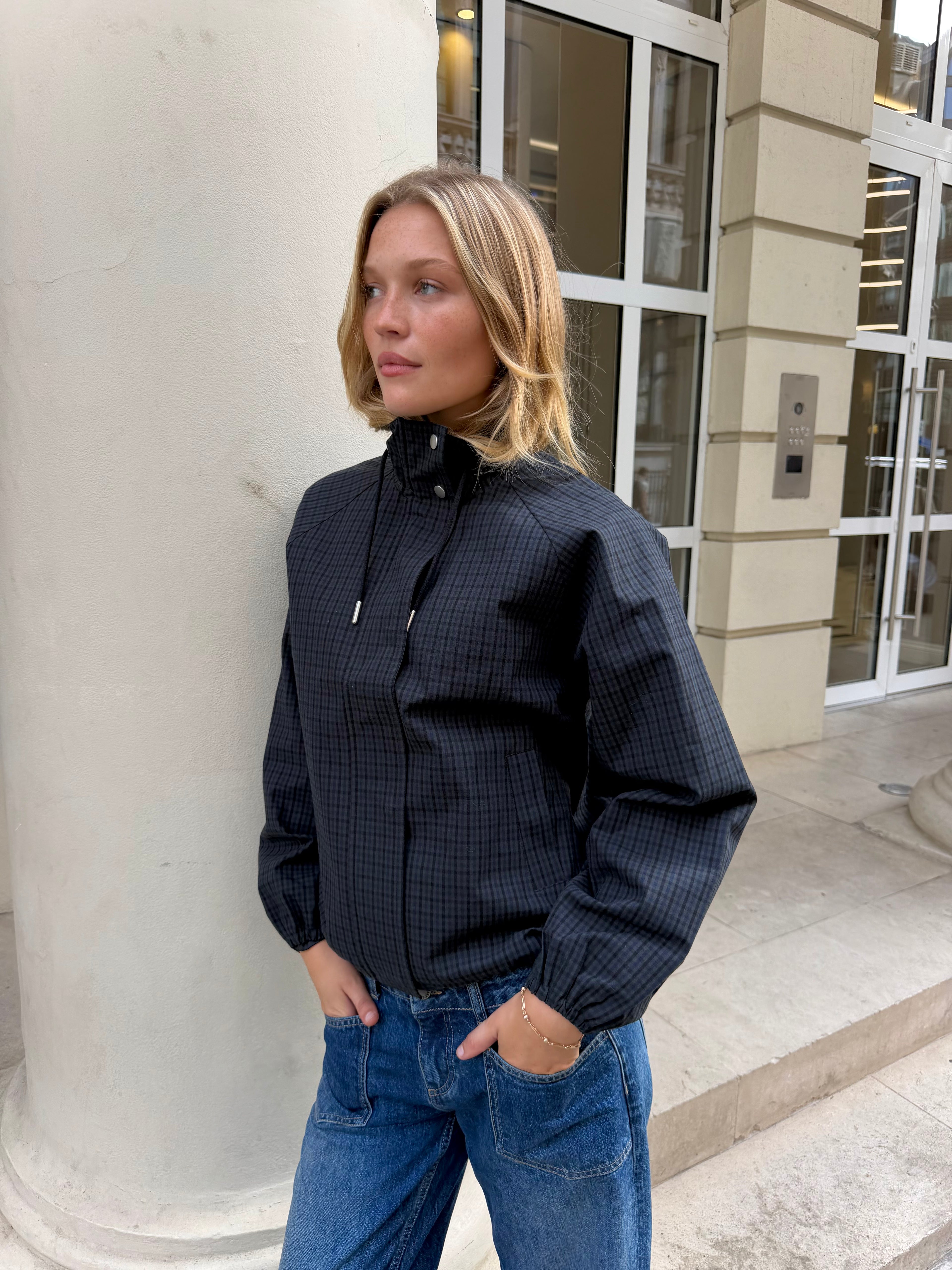 Juno Jacket - Dark Check