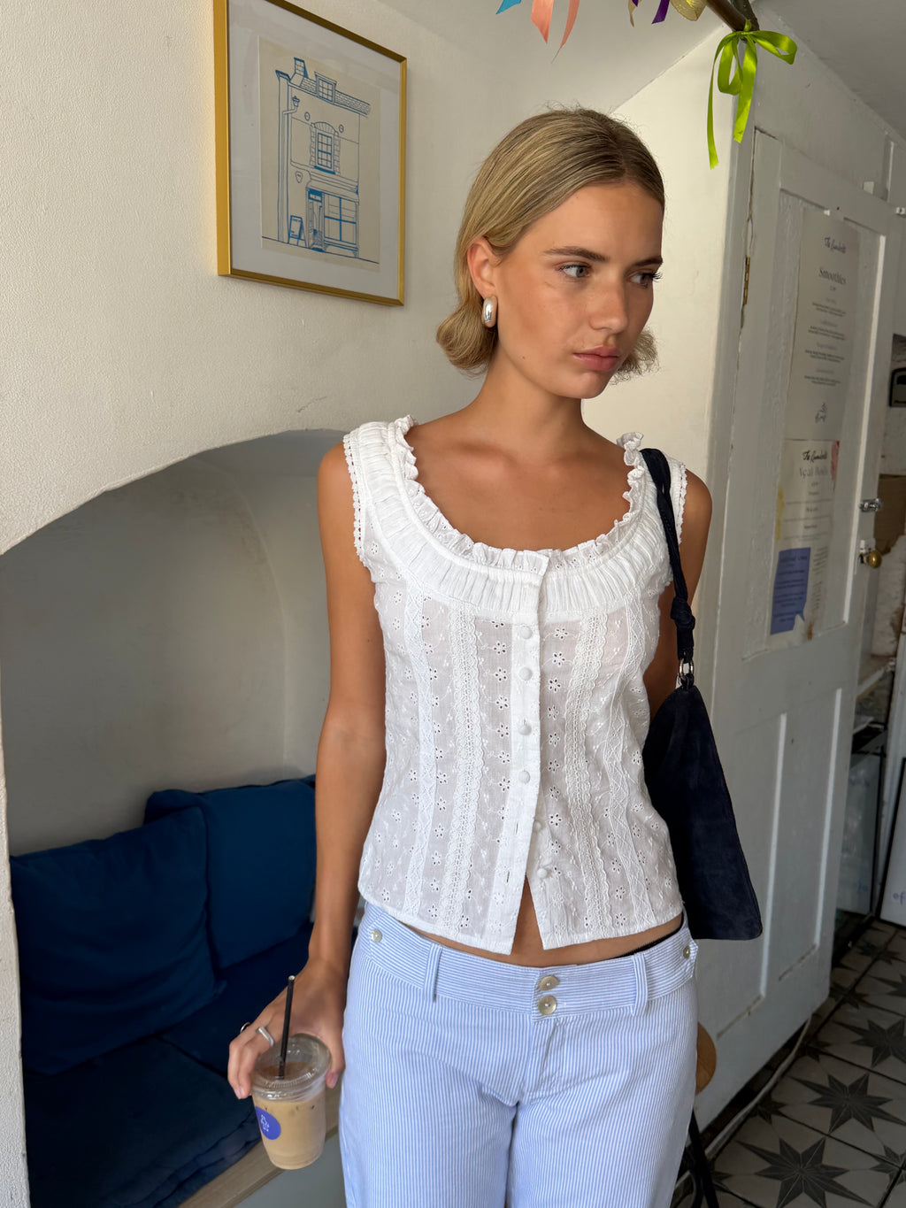 Delia Top - White