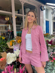 The Polly Jacket - Red Gingham