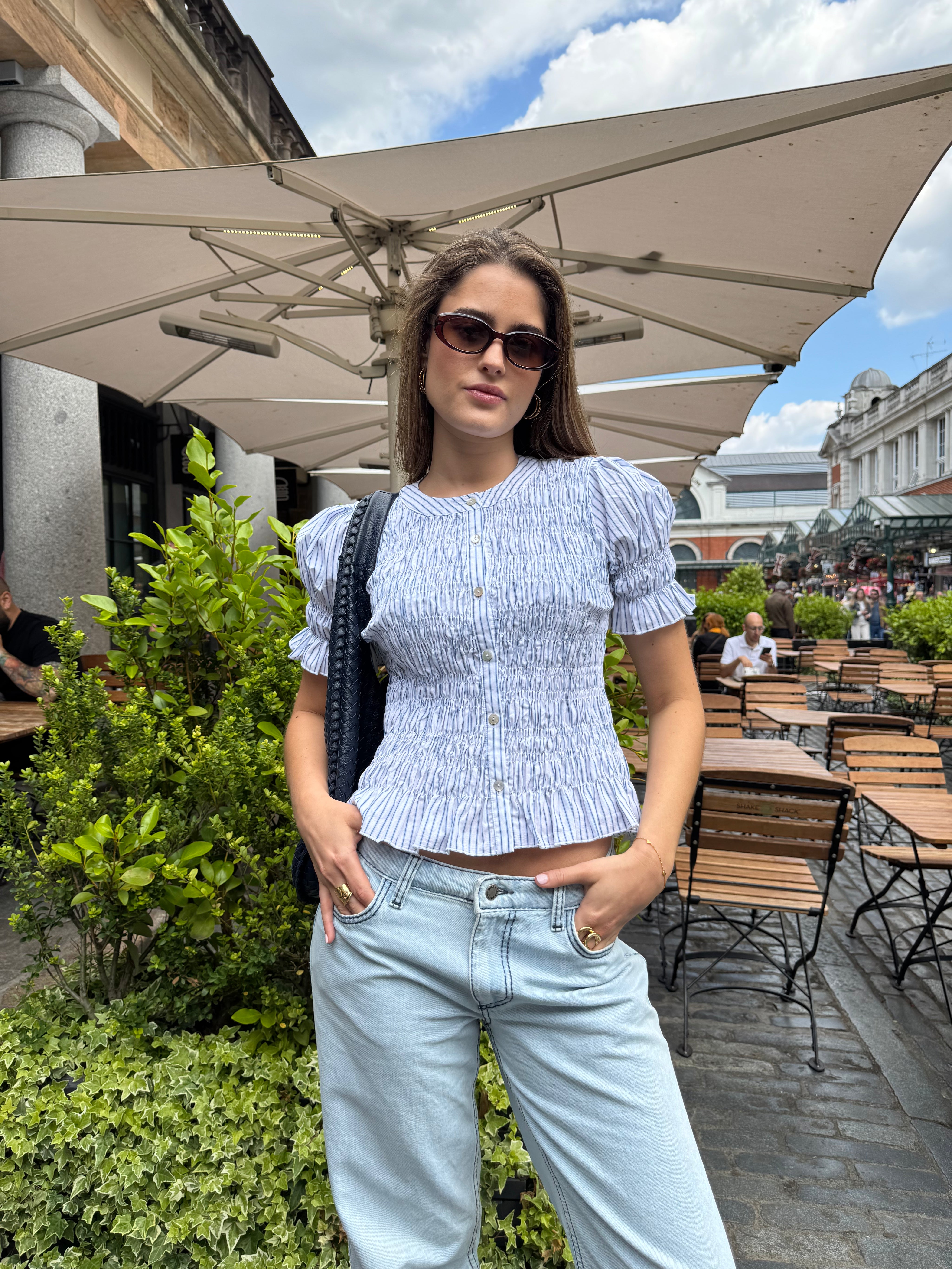 The Esme Blouse - Seaside