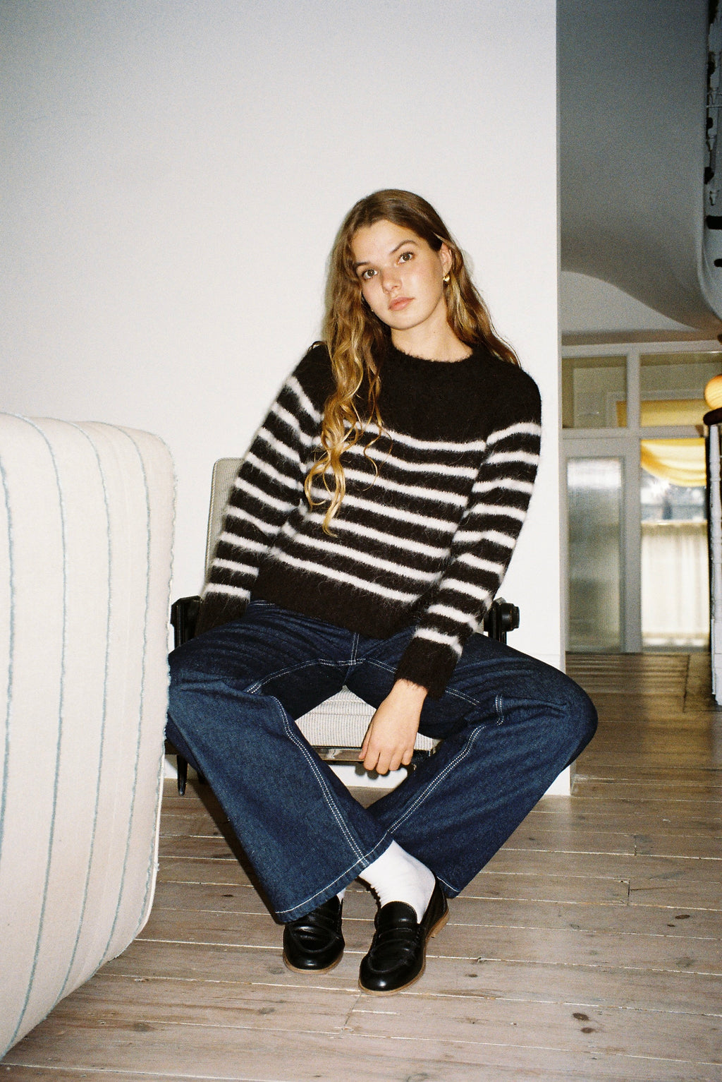 Cara Jumper - Black & White