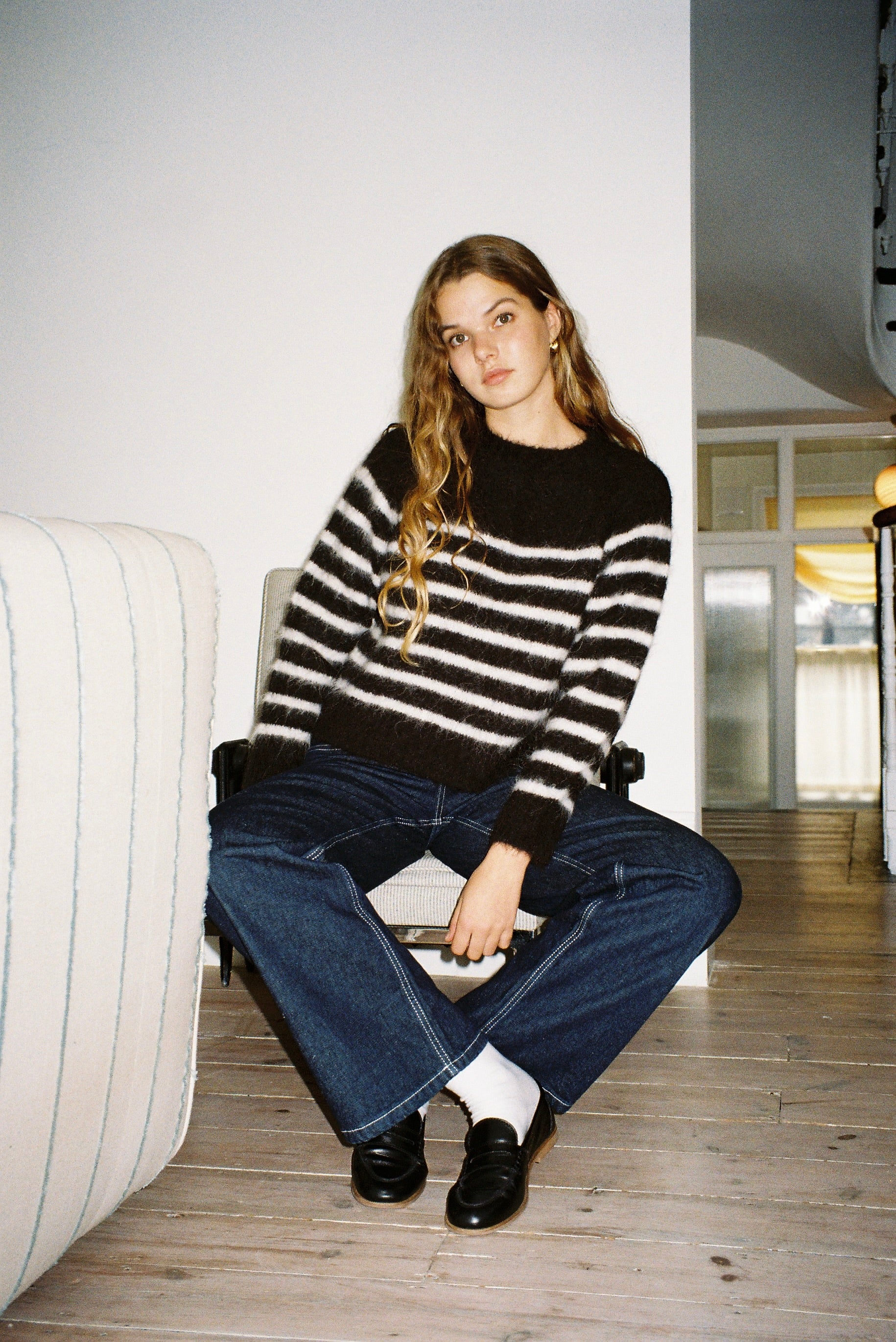 Cara Jumper - Black & White