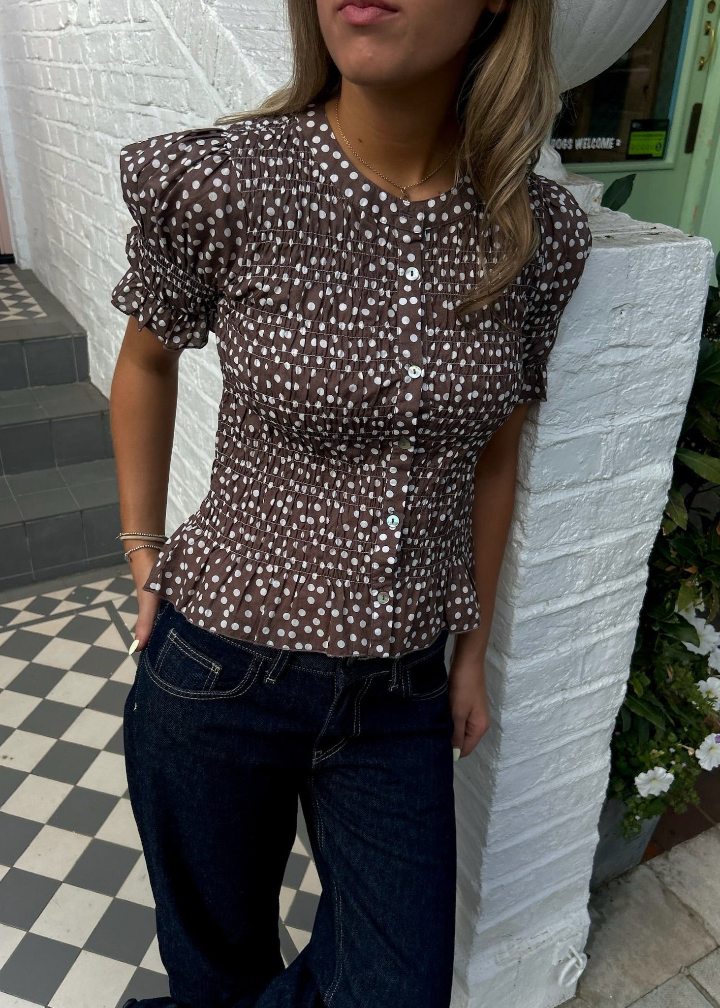 Esme Blouse - Cocoa