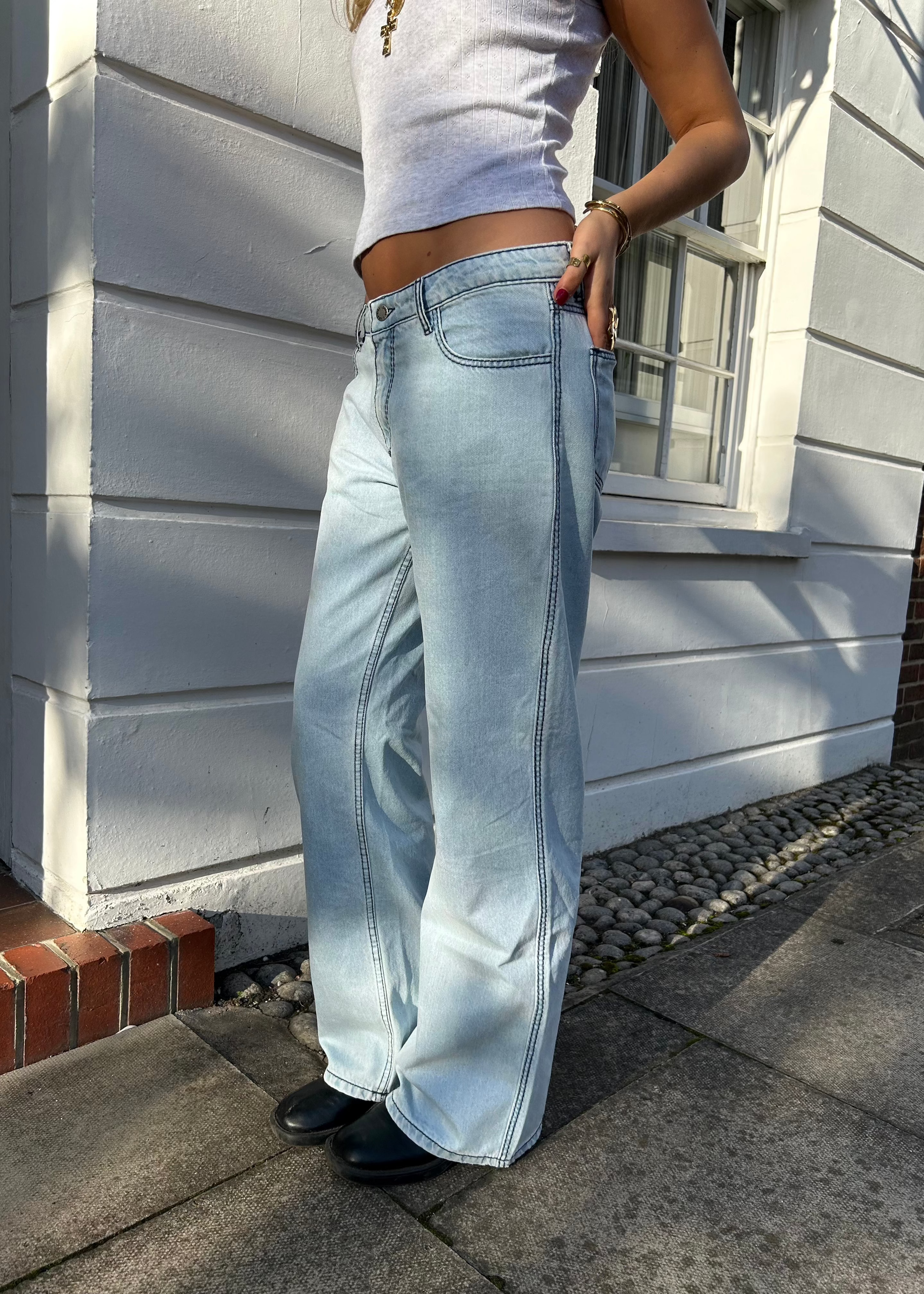 Lila Jeans - Powder Blue