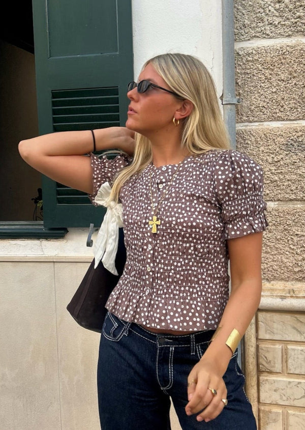 Esme Blouse - Cocoa