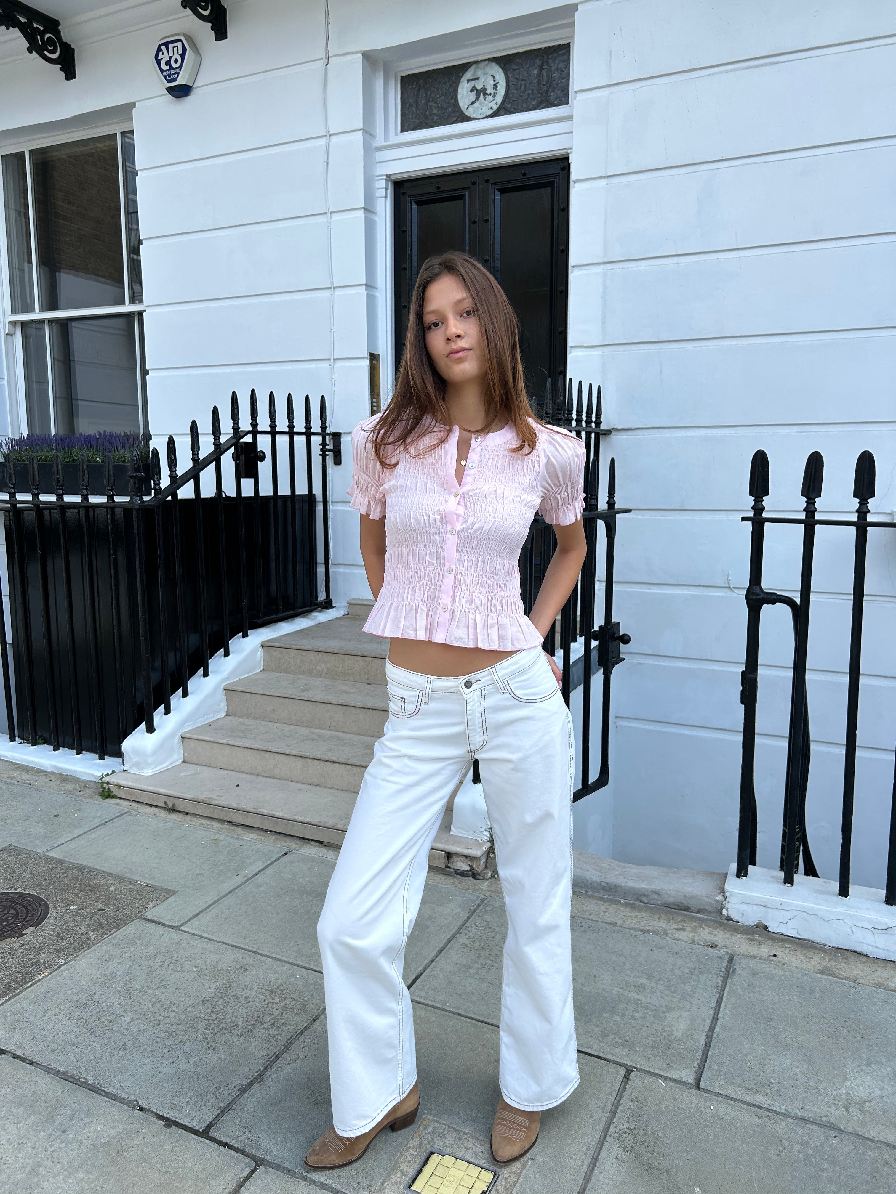 The Esme Blouse - Pink