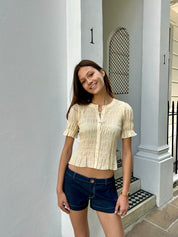 The Esme Blouse - Buttercup