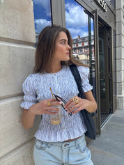 The Esme Blouse - Seaside