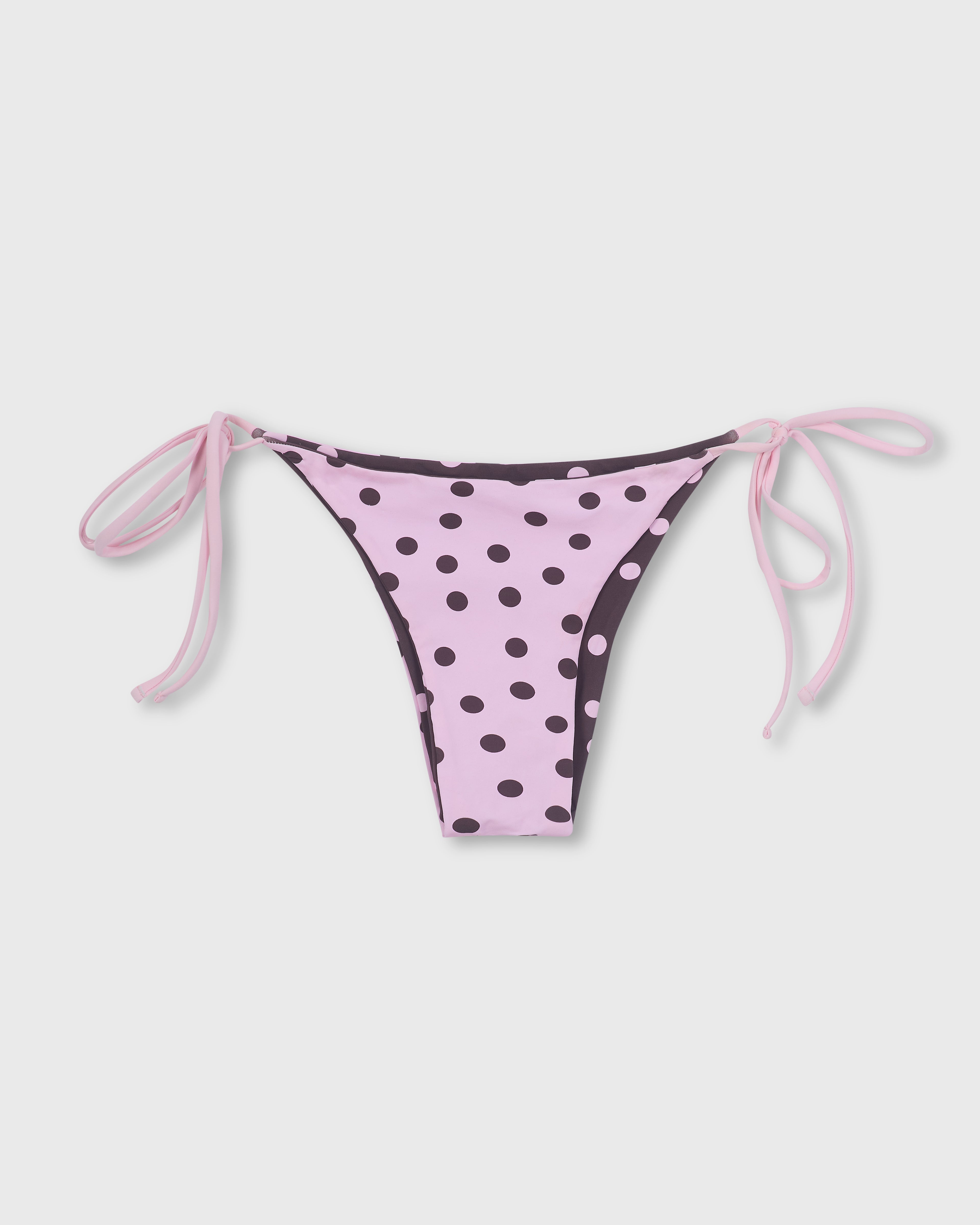 Lana Reversible Bikini Bottoms - Polka Dot