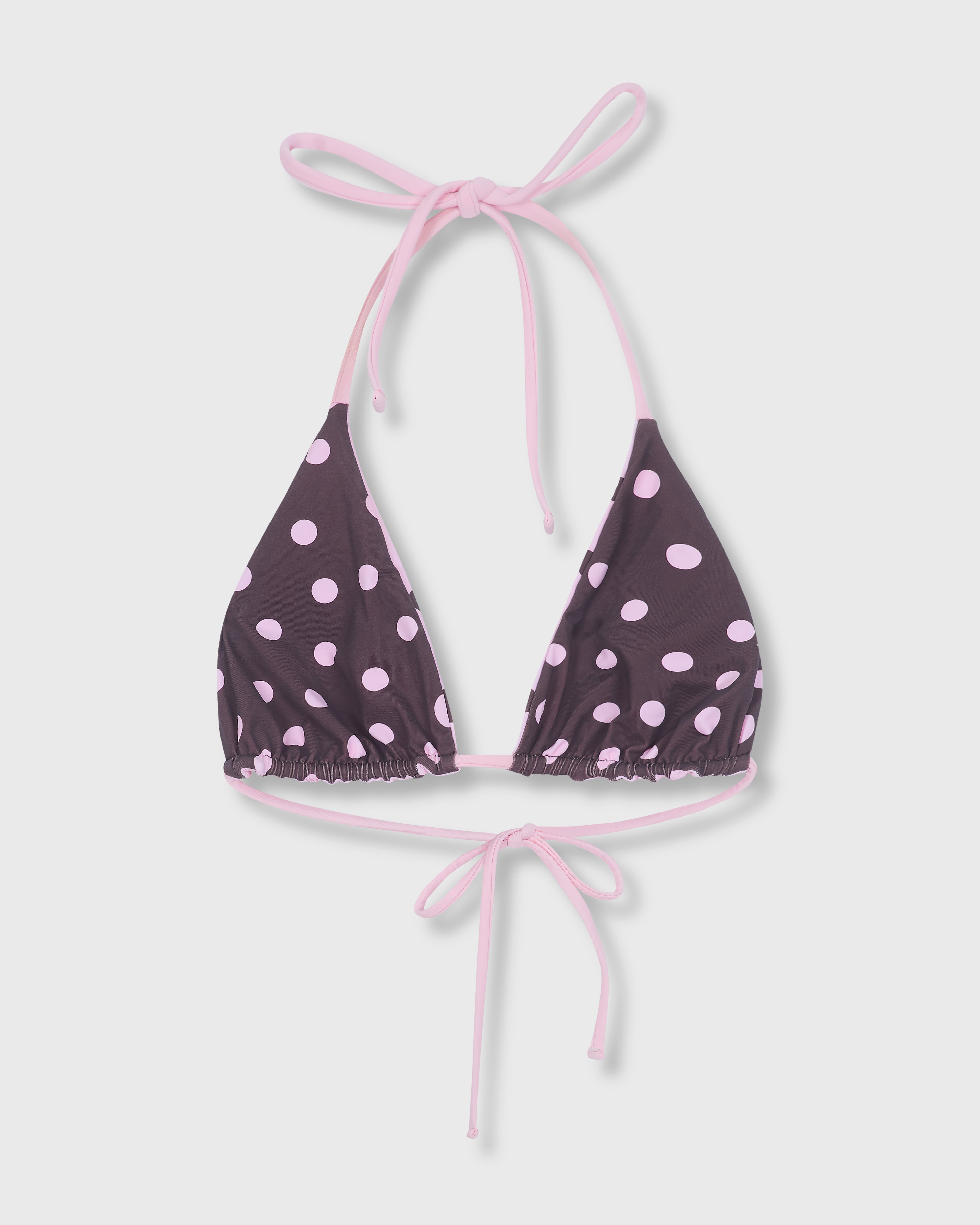 Lana Reversible Bikini Top - Polka Dot