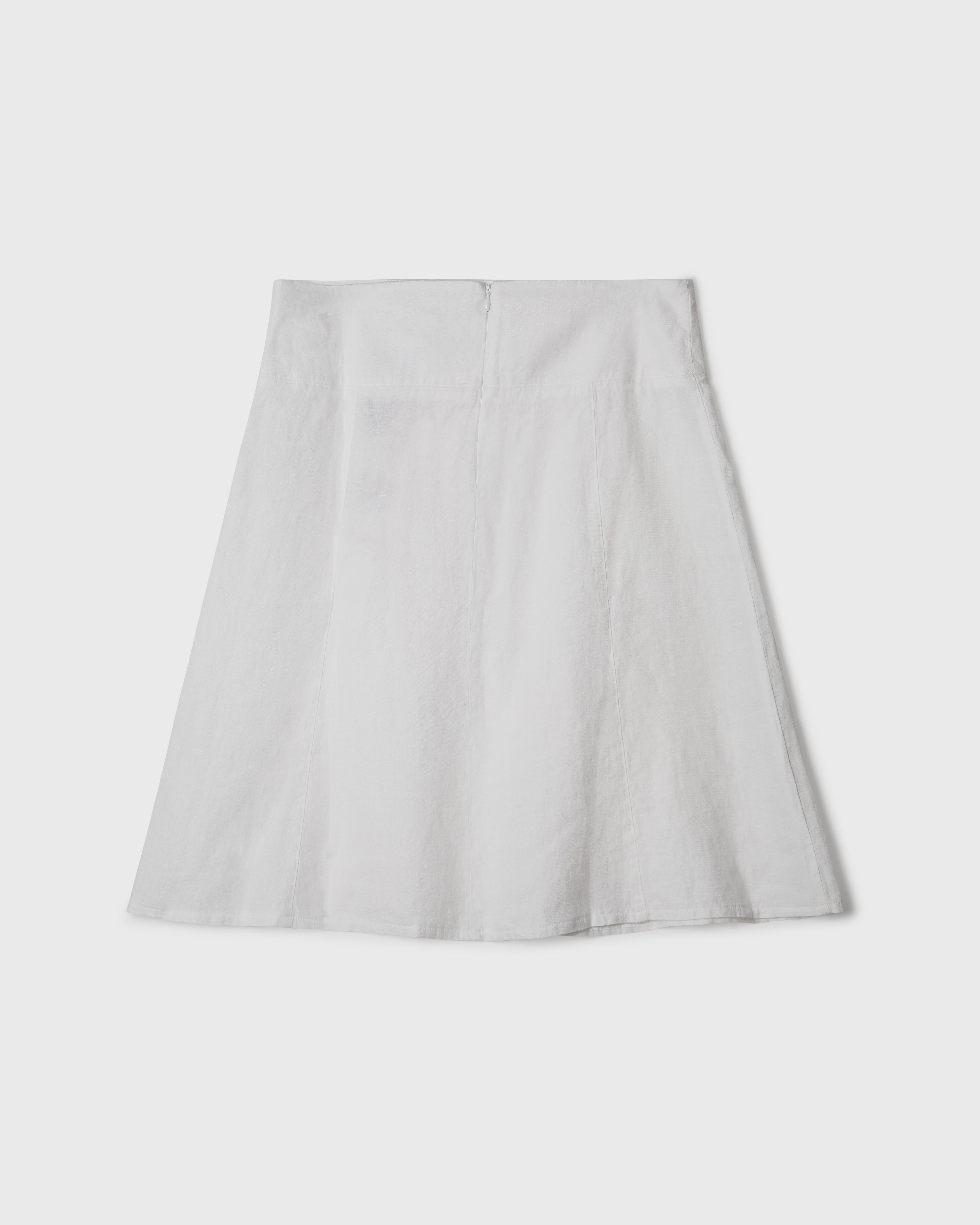 Lyra Midi Skirt - White