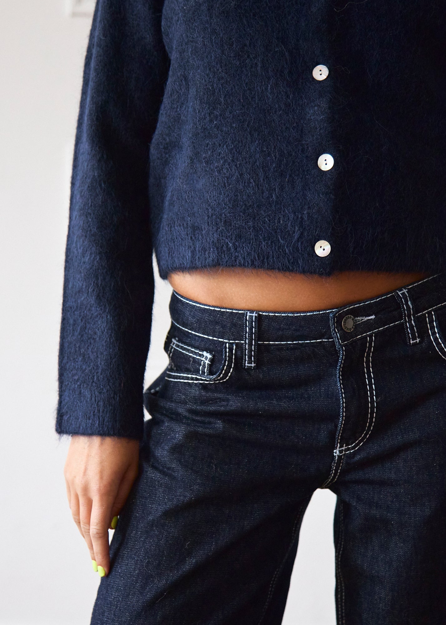 The Elsa Cardigan - Navy