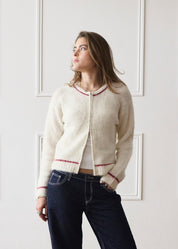 The Dual Zip Jumper - Cream
