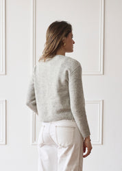 The Elsa Cardigan - Light Grey