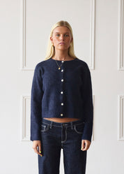The Elsa Cardigan - Navy