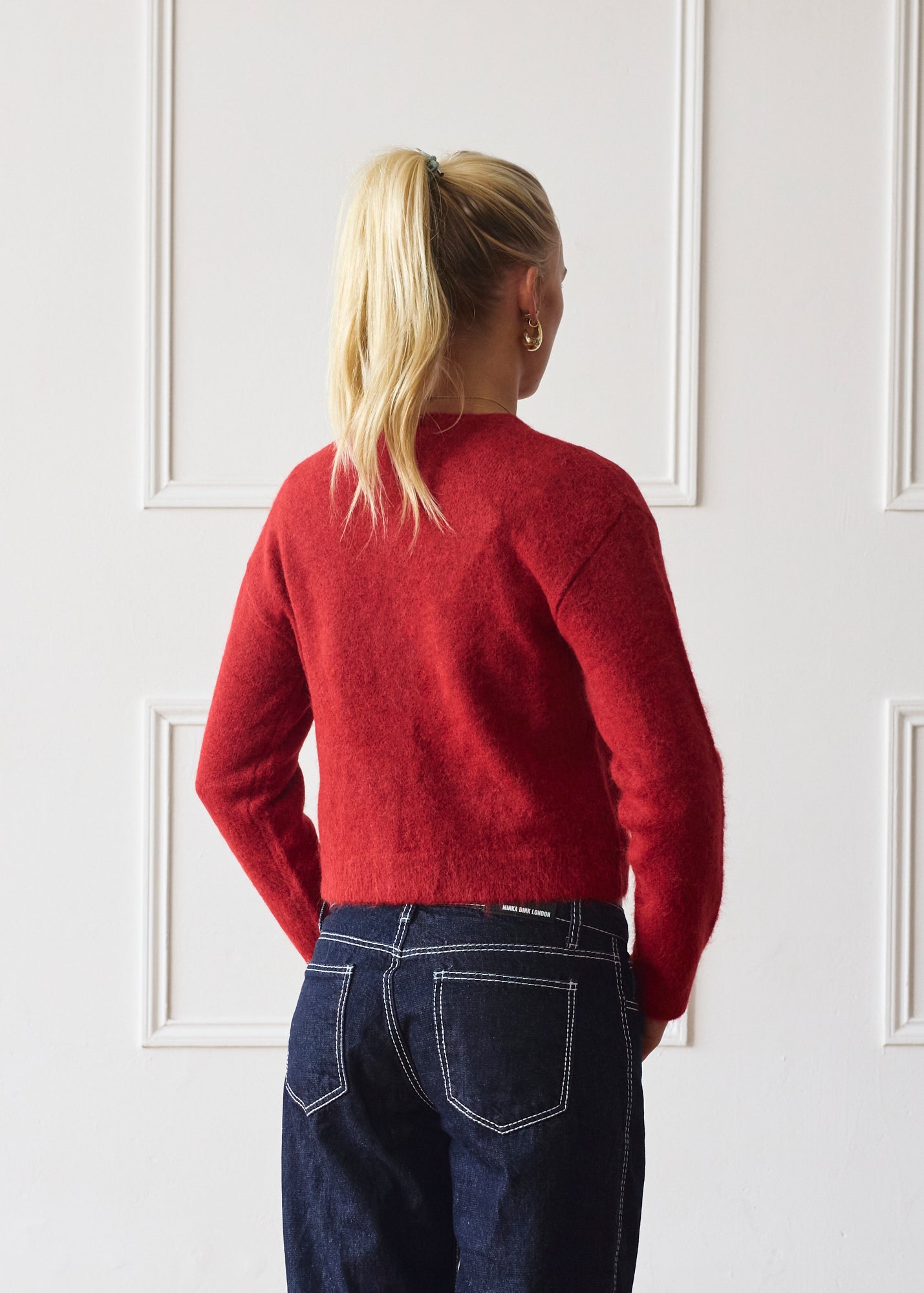 The Elsa Cardigan - Red