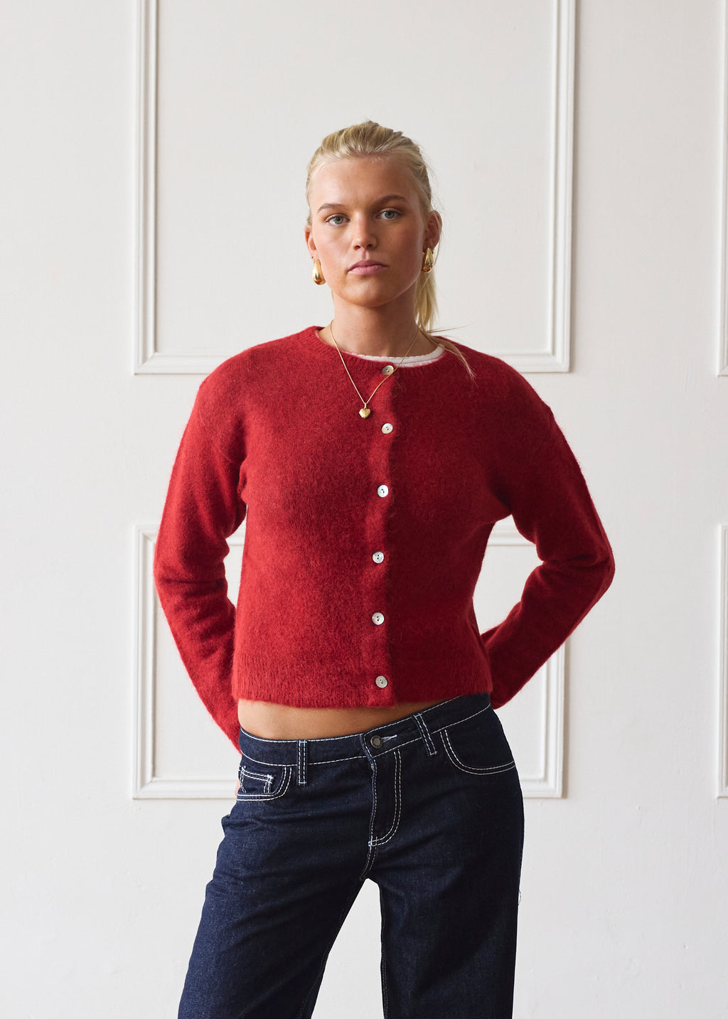 Elsa Cardigan - Red