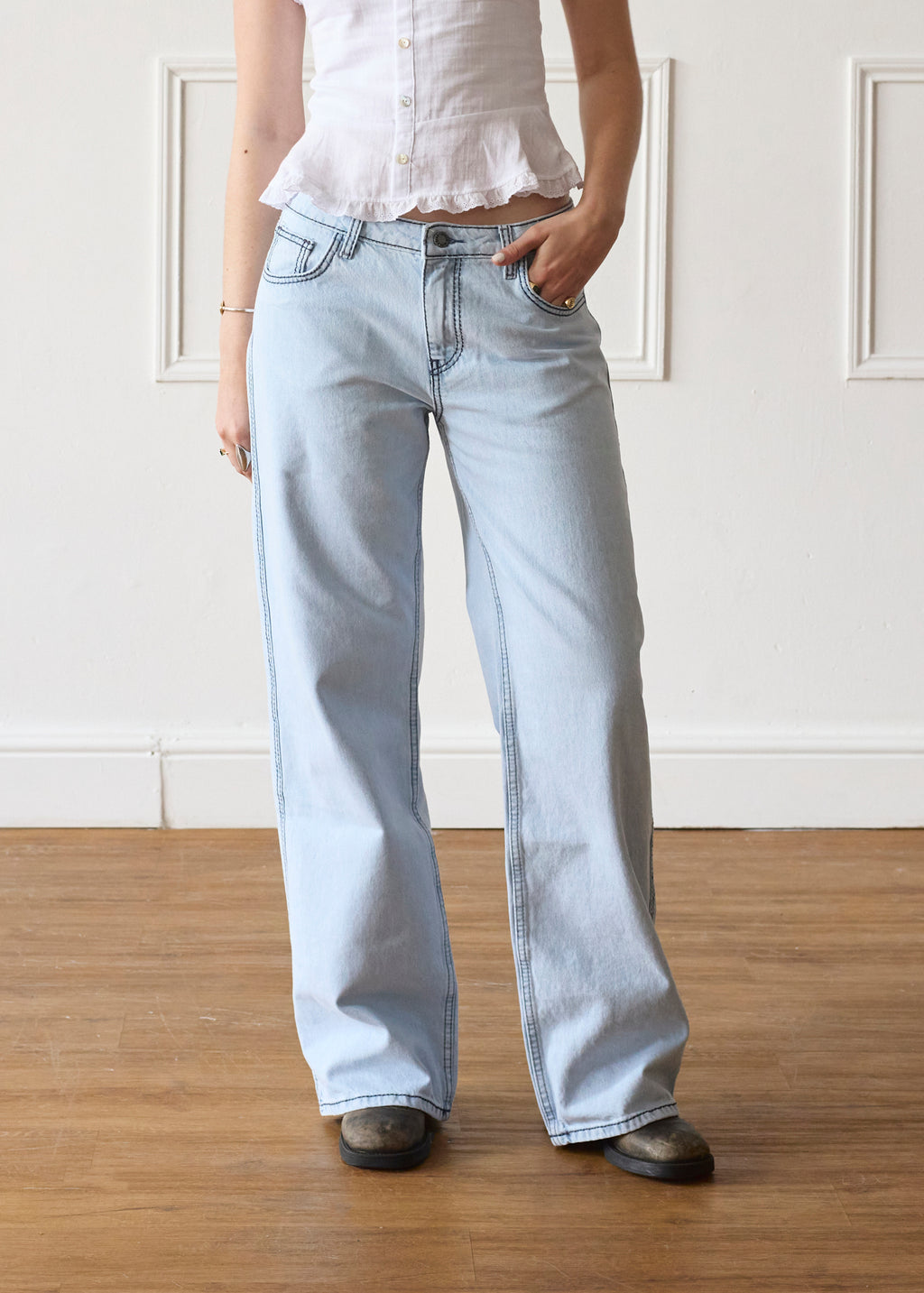 Lila Jeans - Powder Blue