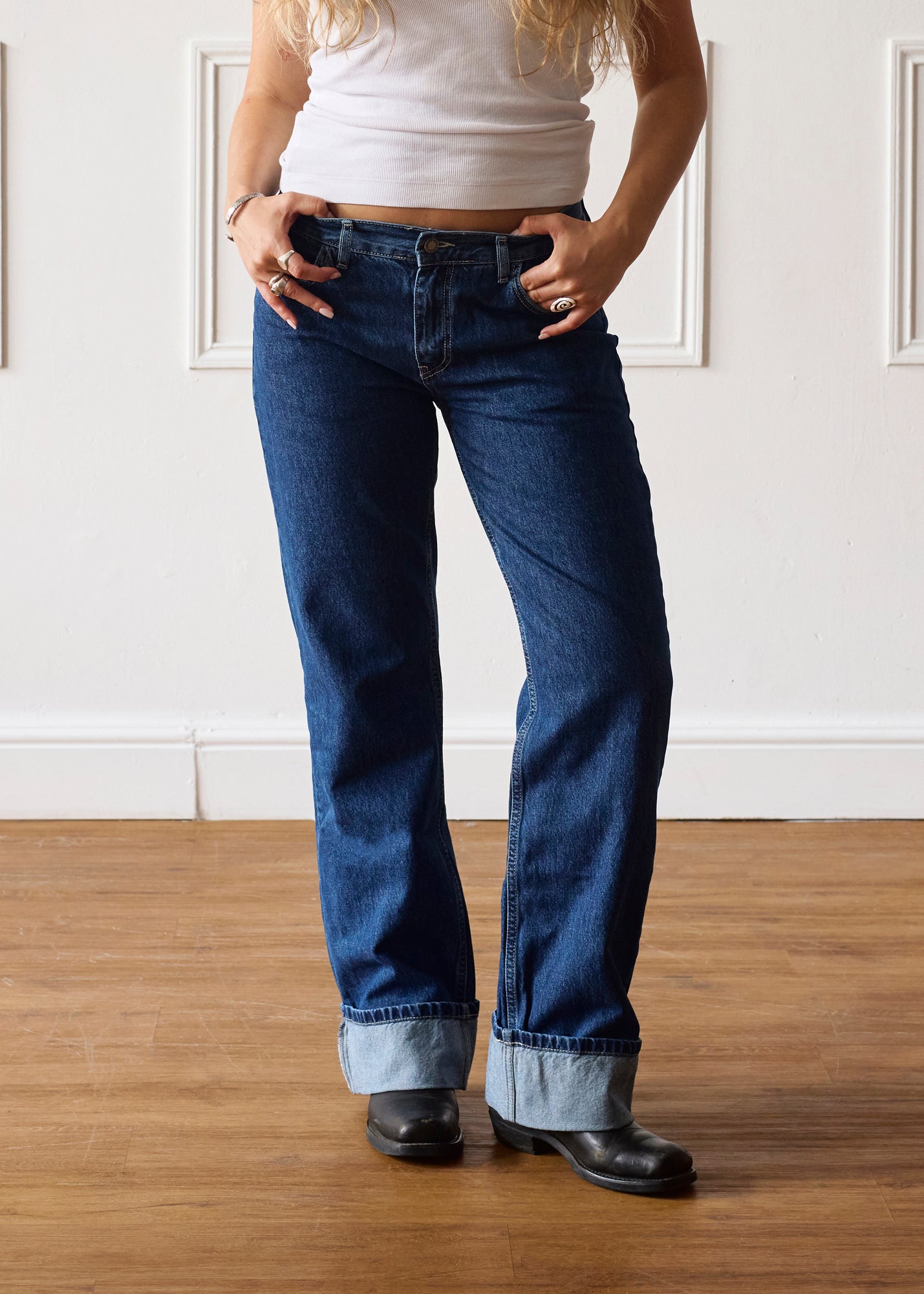 The Cora Jeans - Dark Wash