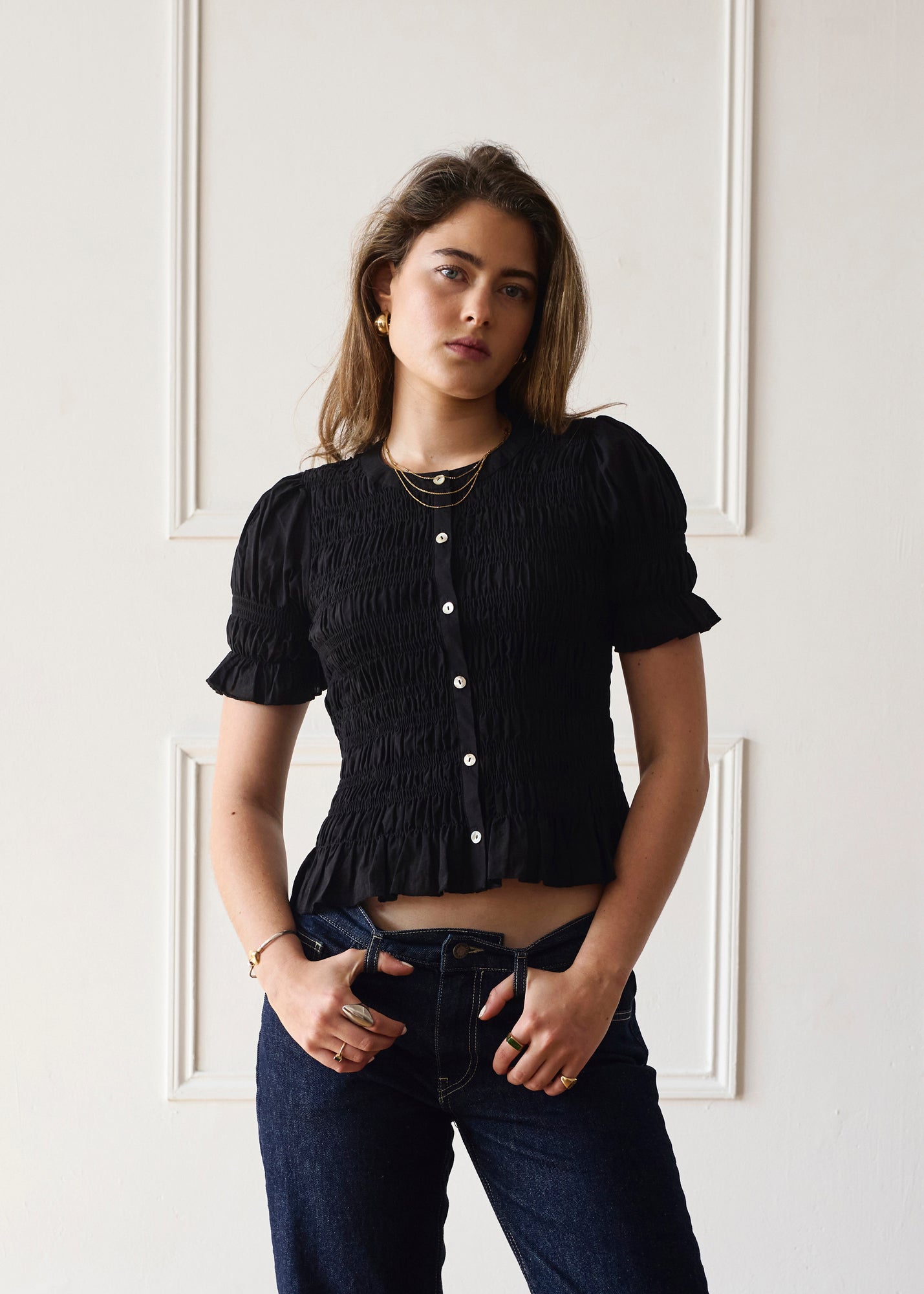 The Esme Blouse - Black
