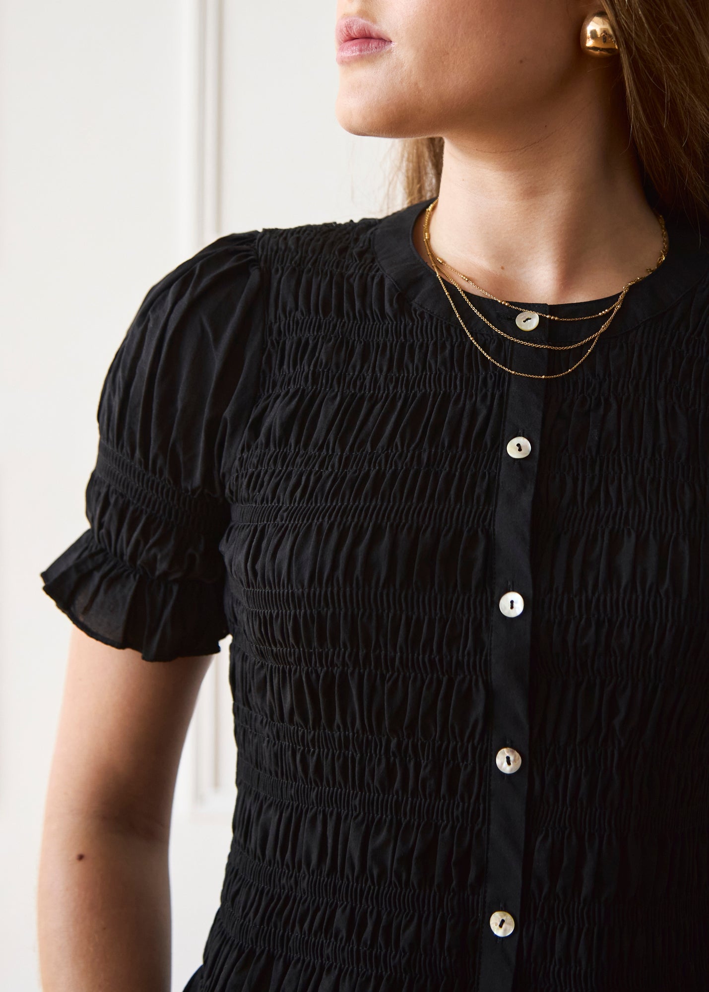 The Esme Blouse - Black