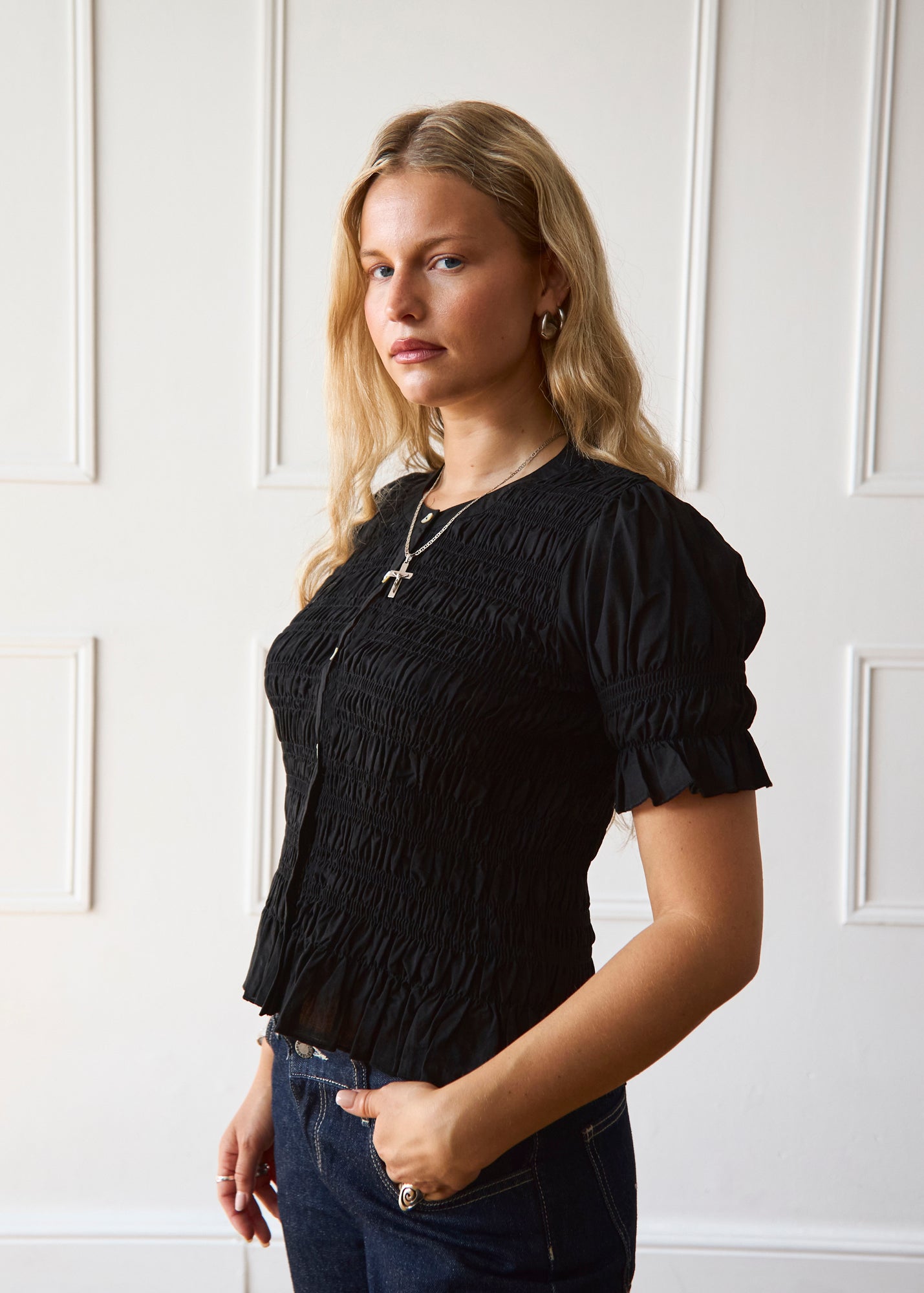 The Esme Blouse - Black