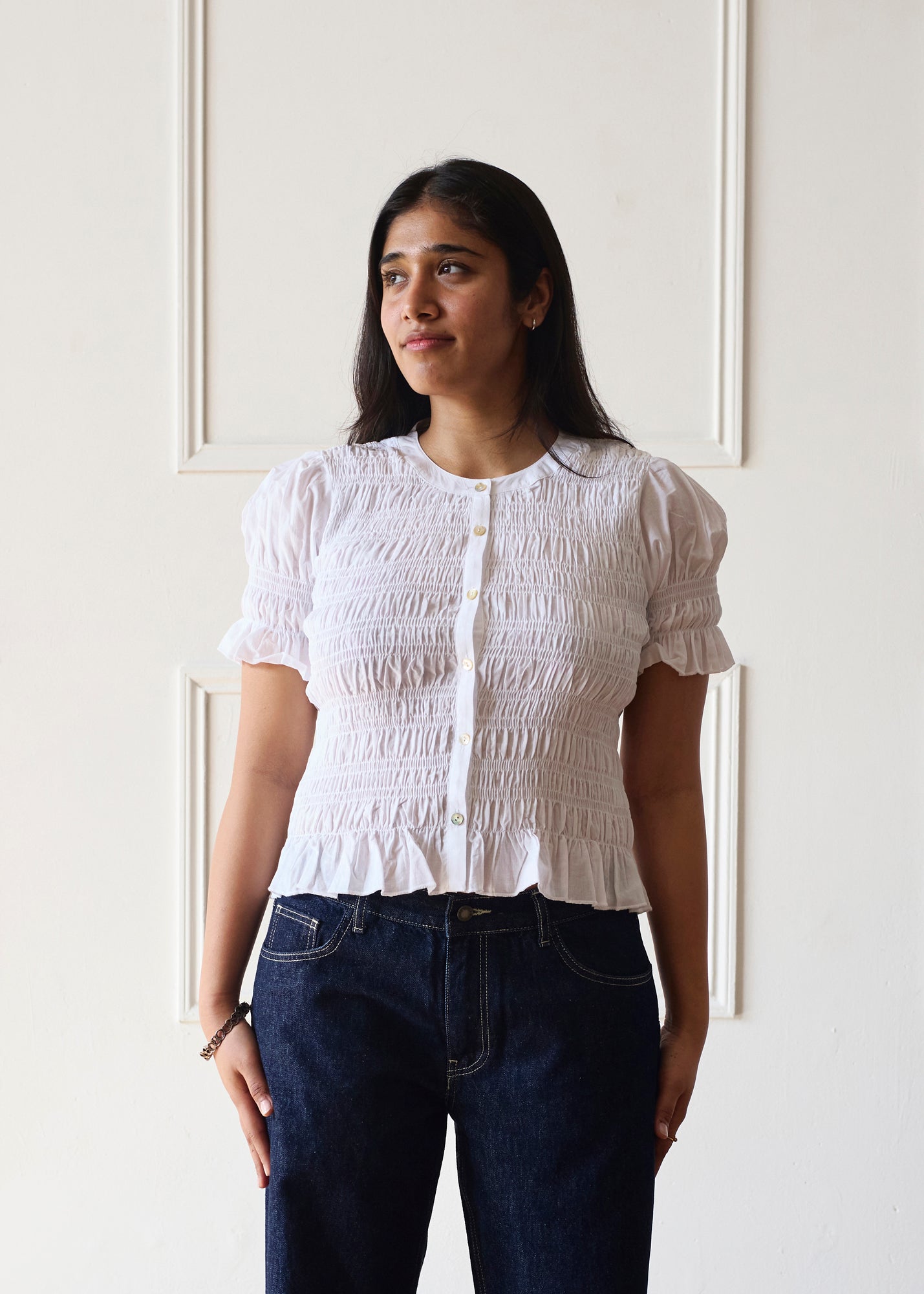The Esme Blouse - White