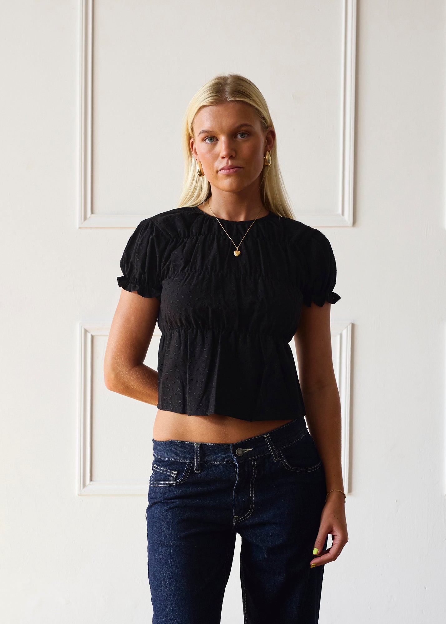 The Etta Blouse - Black