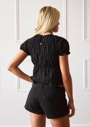 Black Mini Shorts