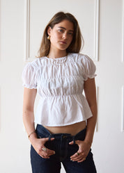 The Etta Blouse - White