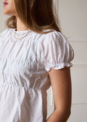 The Etta Blouse - White