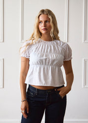 The Etta Blouse - White