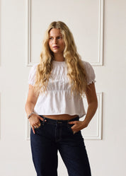 The Etta Blouse - White