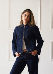 The Hani Jacket - Dark Wash