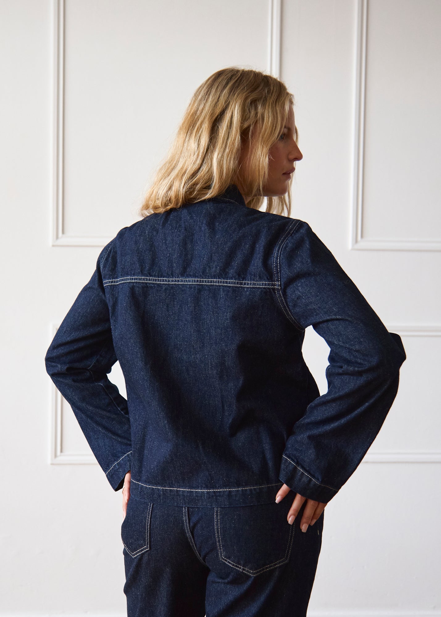 The Hani Jacket - Dark Wash