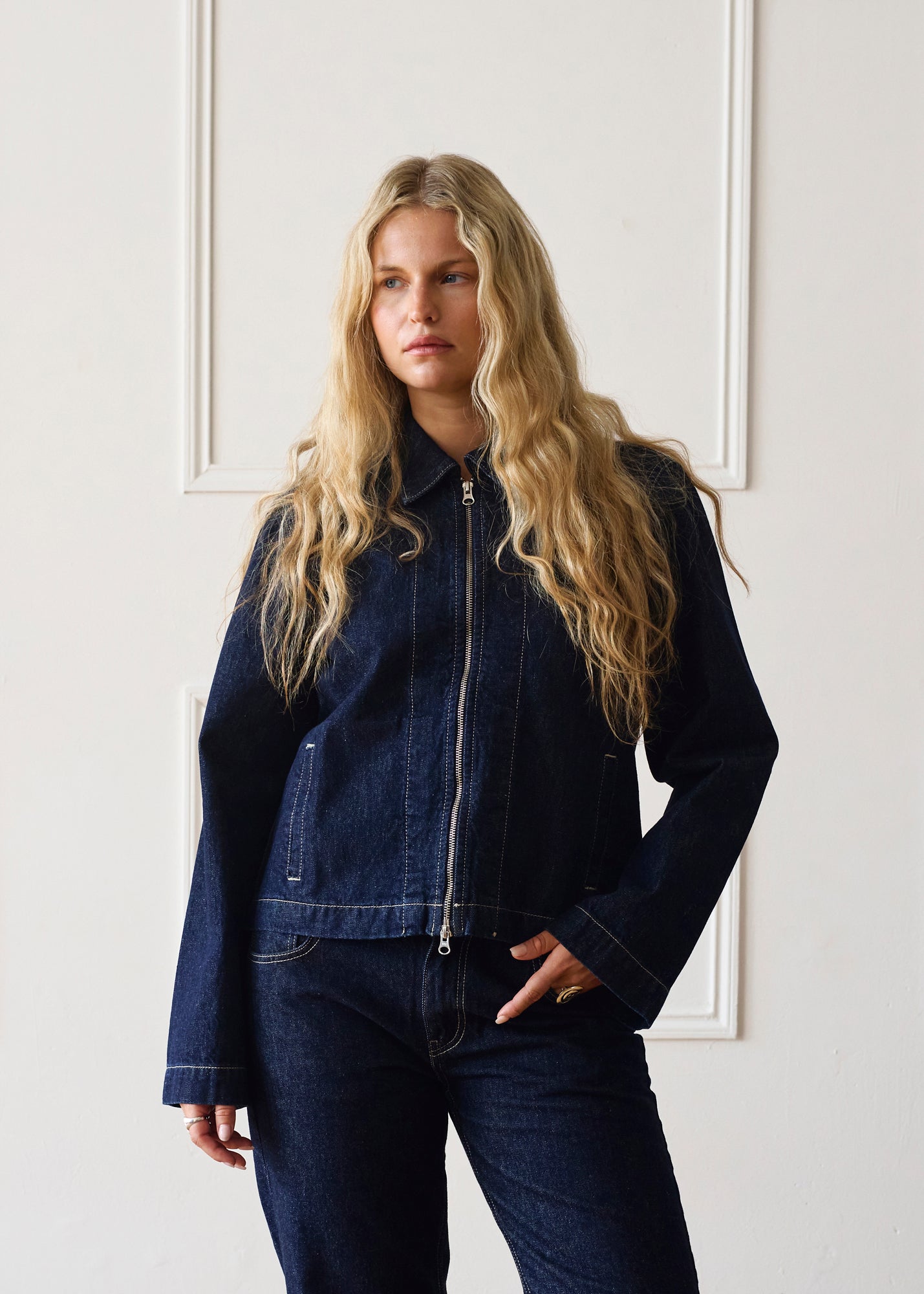 The Hani Jacket - Dark Wash