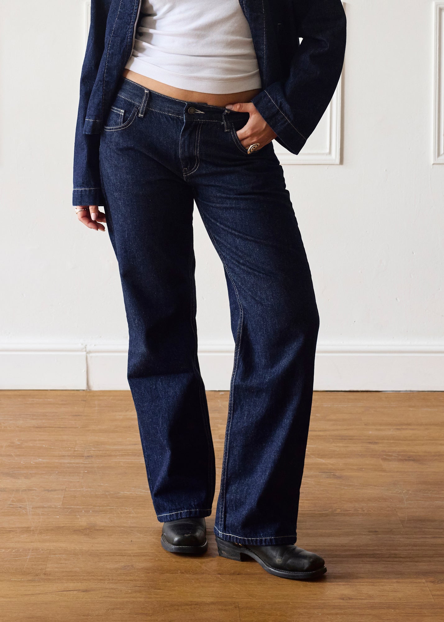 The Hani Jeans - Dark Wash