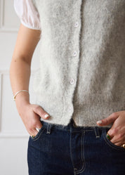 The Knit Vest - Light Grey