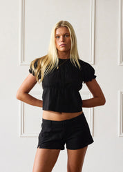 Black Mini Shorts