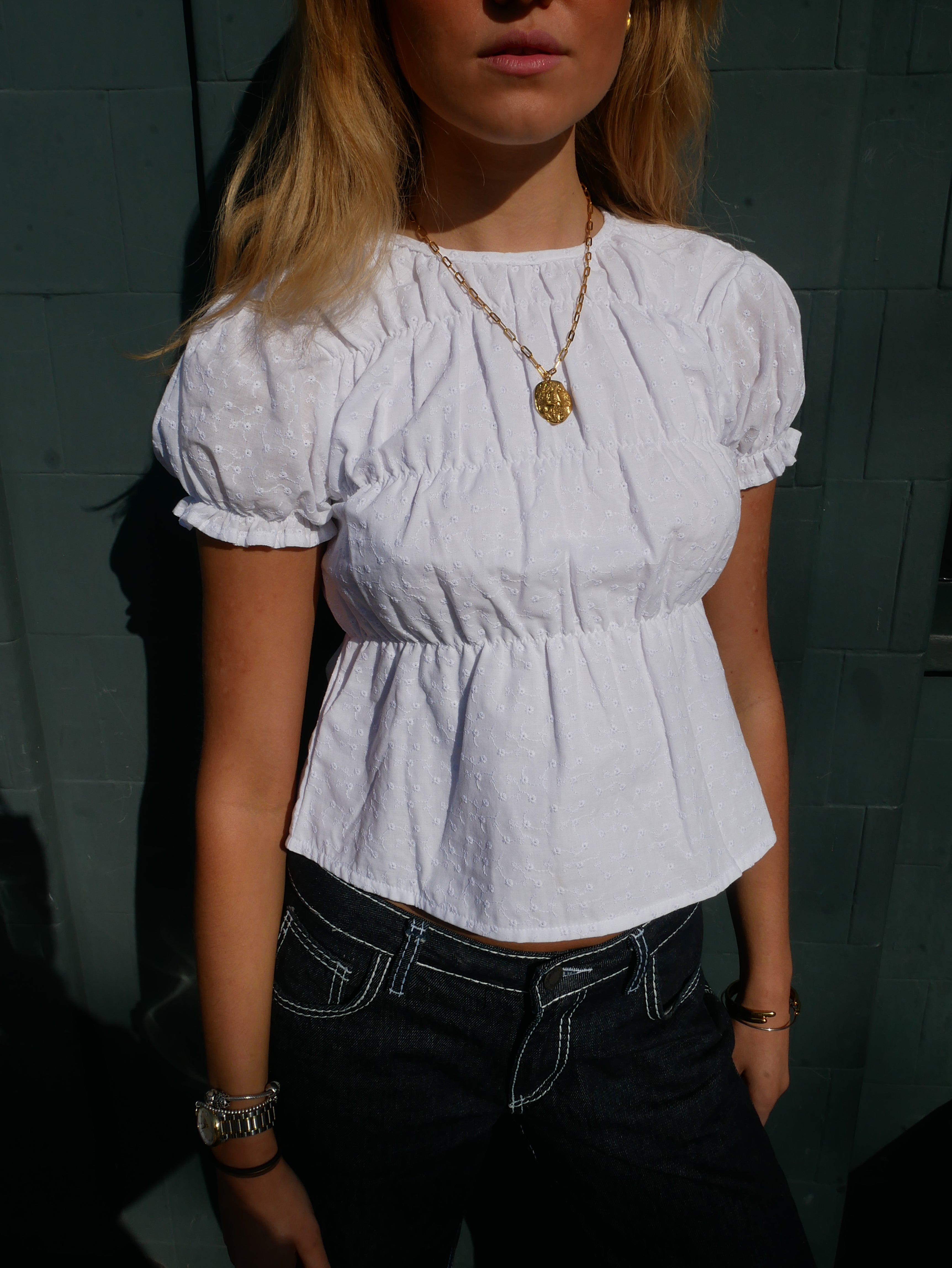 Etta Blouse - White