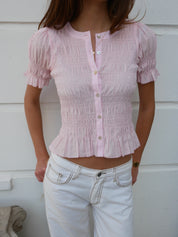 The Esme Blouse - Pink