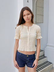The Esme Blouse - Buttercup