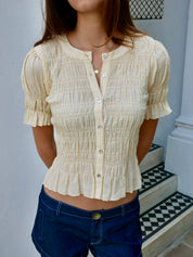 The Esme Blouse - Buttercup