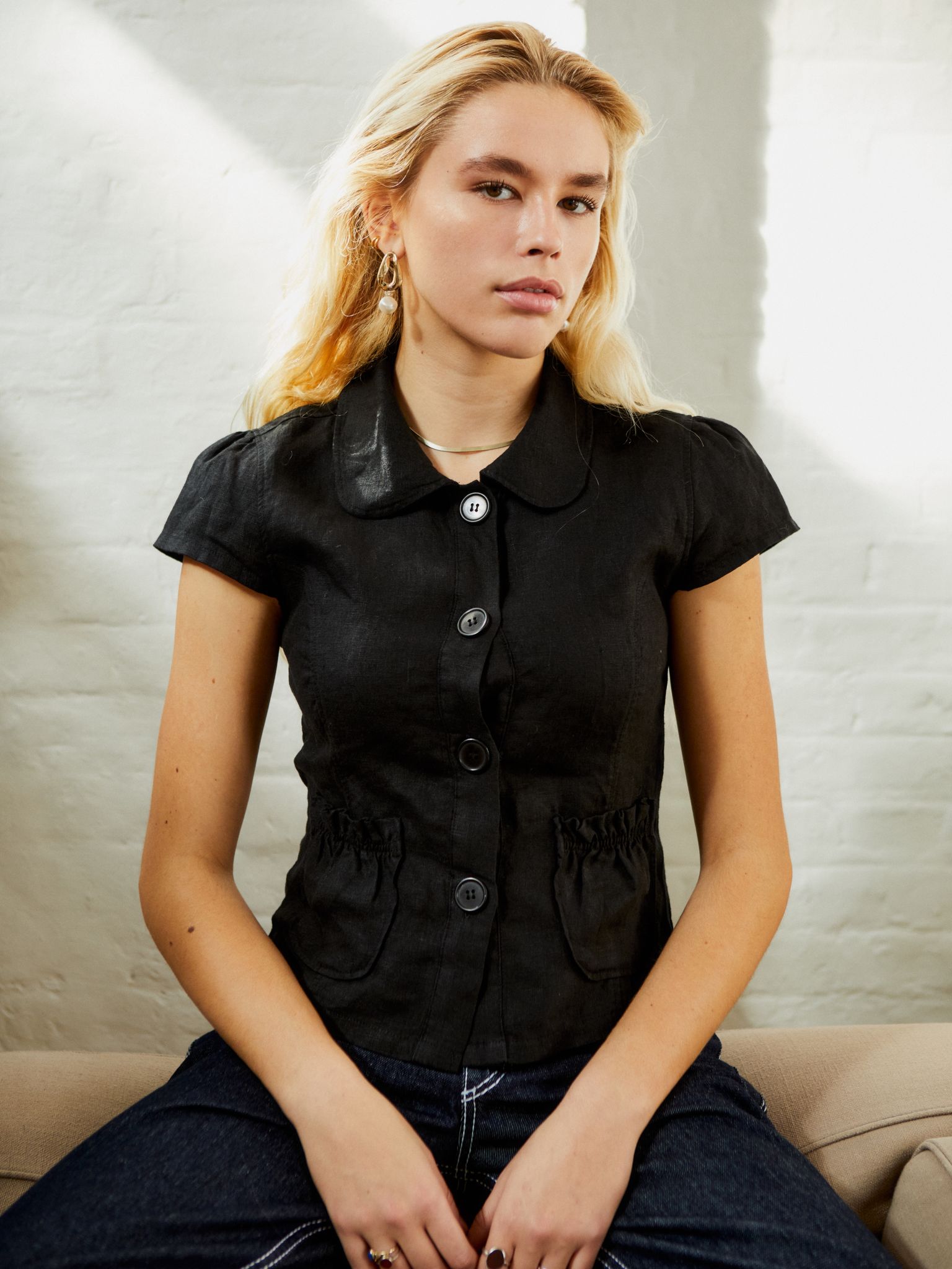 The Margot Top - Black