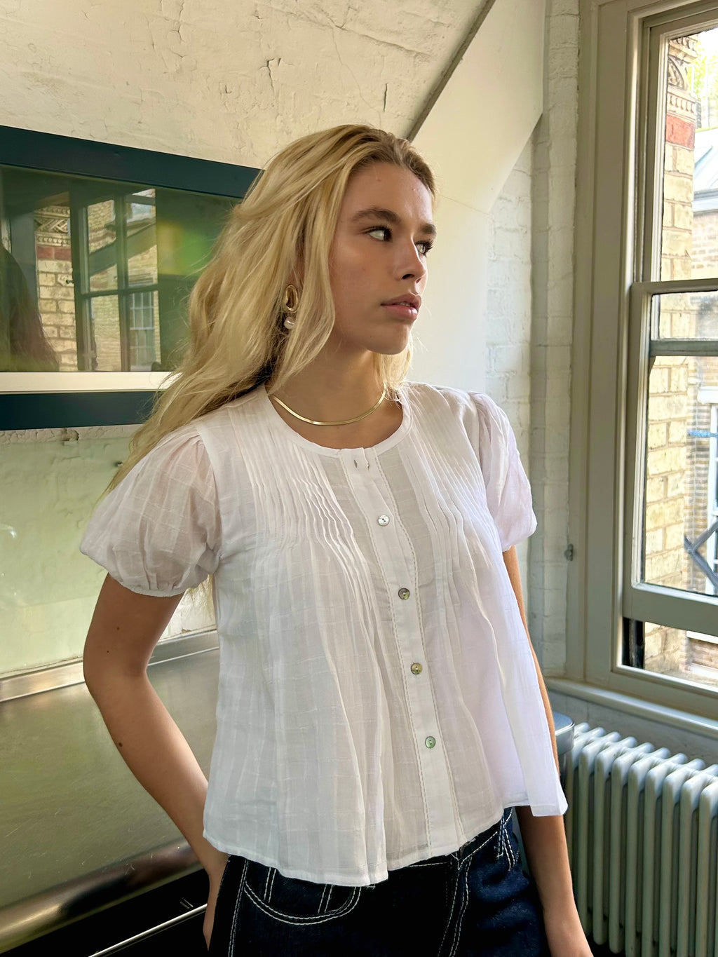 Poppy Blouse - White
